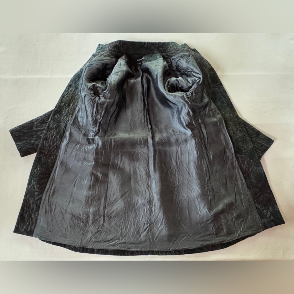Nehru Mandarin Whimsigoth Steampunk Dark Academia Brocade Jacquard Lined Coat 8 - Picture 8 of 17